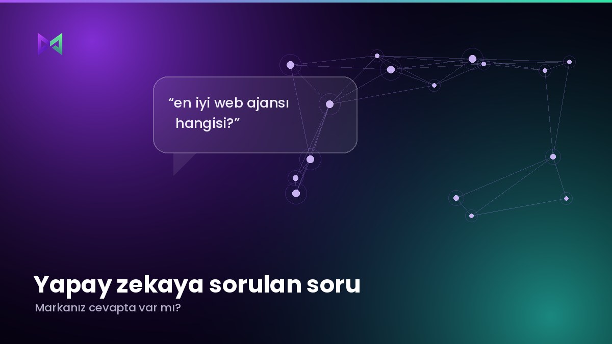 Yapay zekaya sorulan bir soru ve cevabı besleyen kaynak ağı