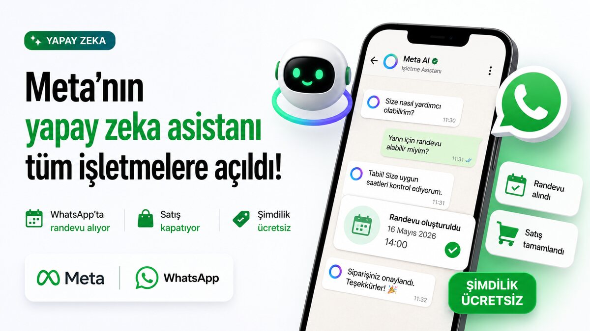 WhatsApp sohbetinde randevu alan Meta yapay zeka asistanı